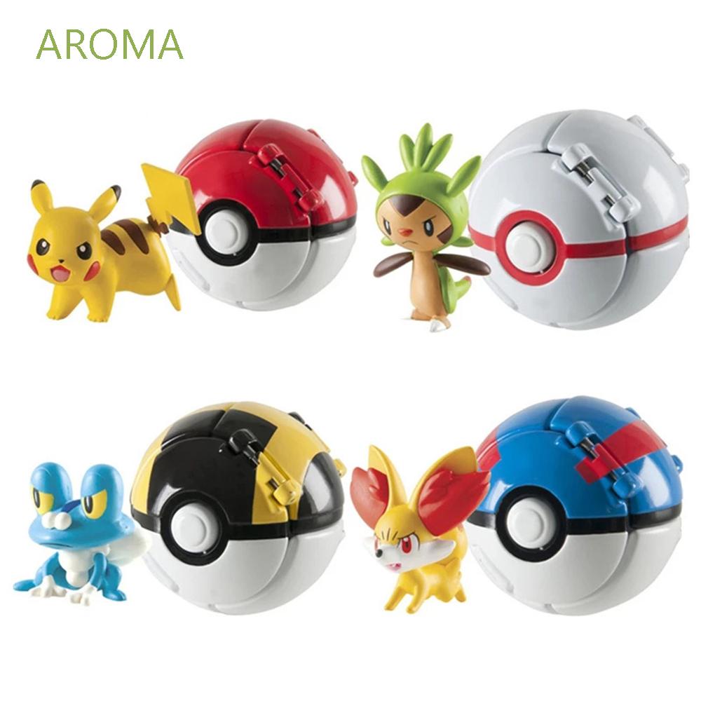 Set 4 Quả Bóng Pokemon Đồ Chơi Cho Bé