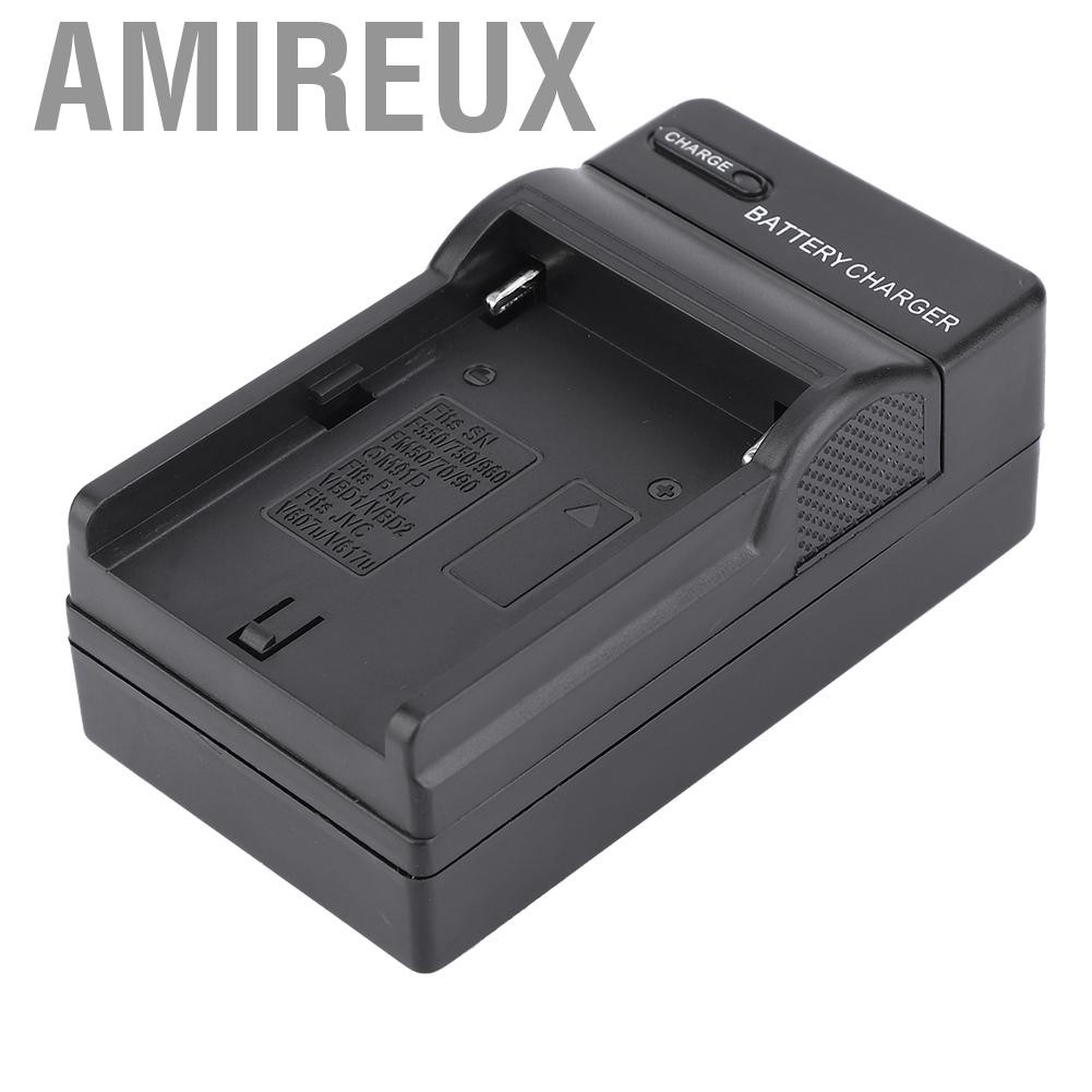 Bộ Sạc Pin Lithium Amirex Us 100v-240v Np-F550 / F750 / F970