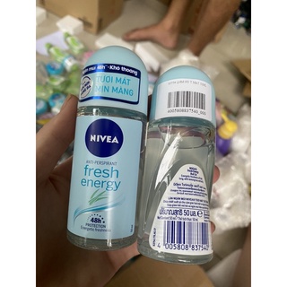 2 chai lăn khử mùi nivea nha đam chai 50ml