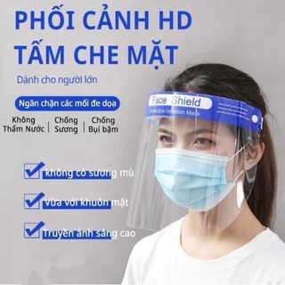 Tấm che mặt chống bụi, nước bọt phòng dịch