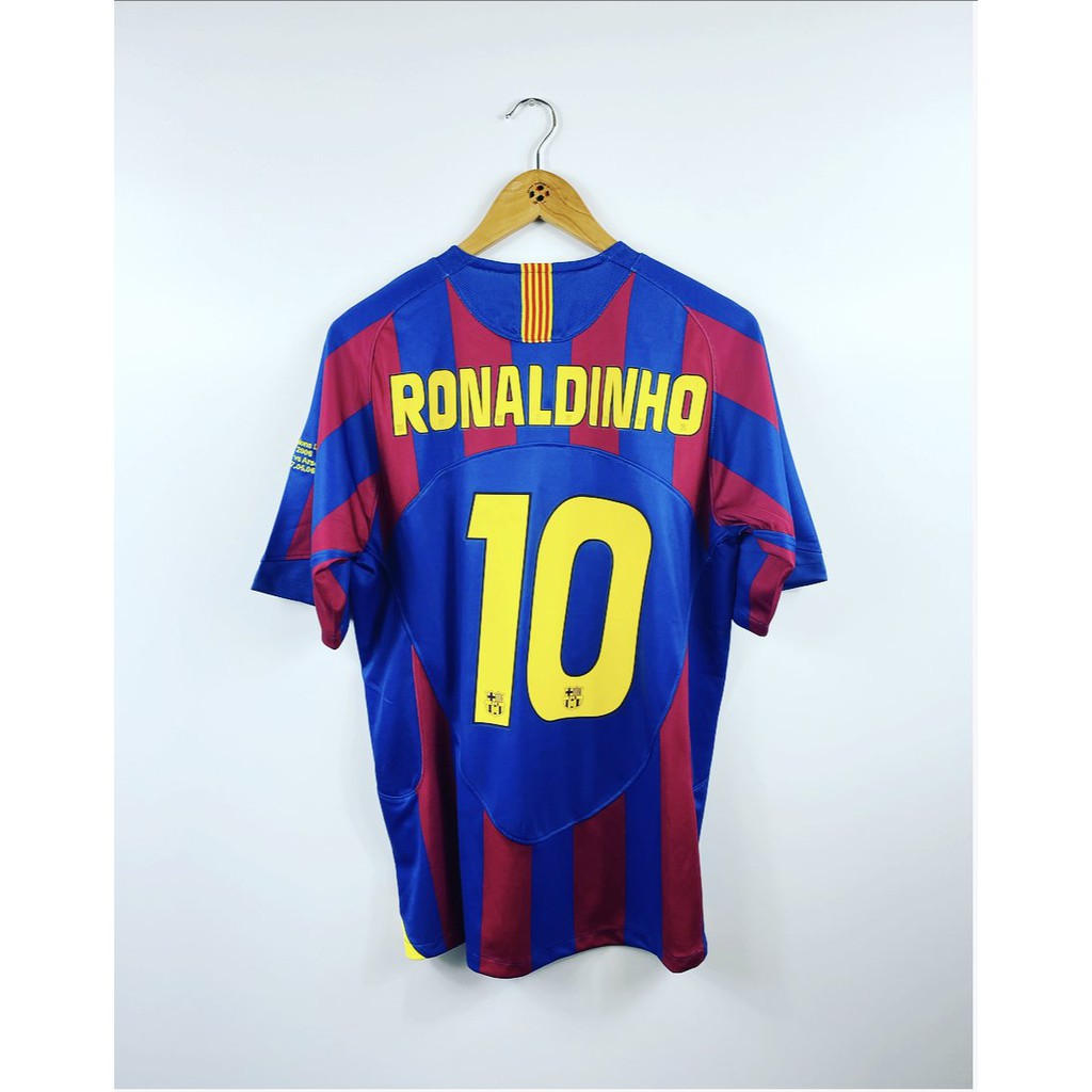 Áo thun CLB Barcelona 2006 UCL Retro