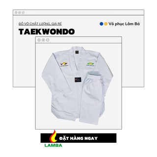 VÕ PHỤC TAEKWONDO PHONG TRÀO (TẶNG KÈM ĐAI VÀ LOGO VTF).
