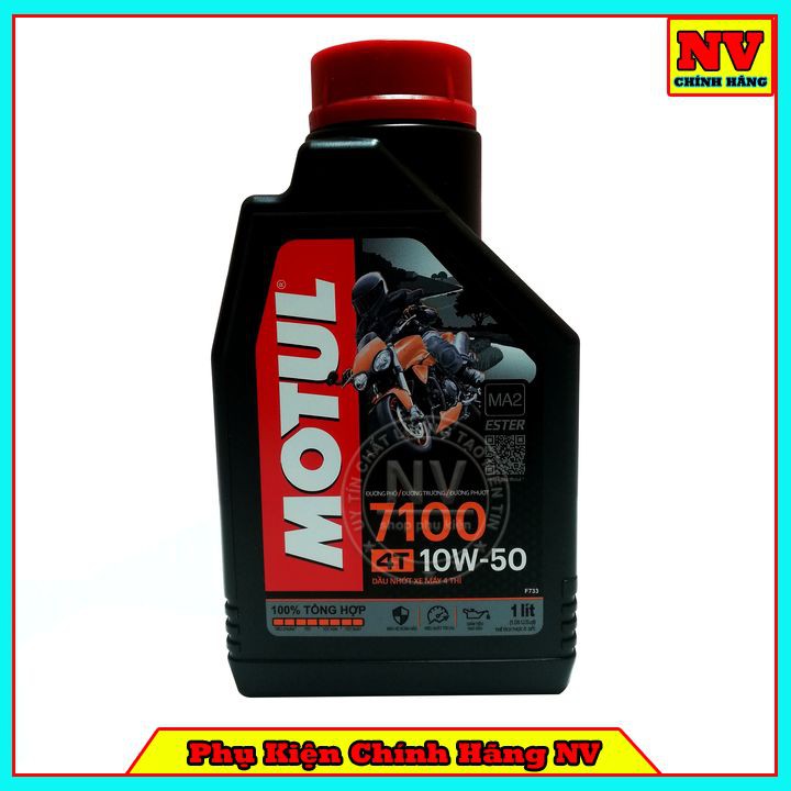 Nhớt Motul 7100 4T 10W50 1L Cho Xe Số