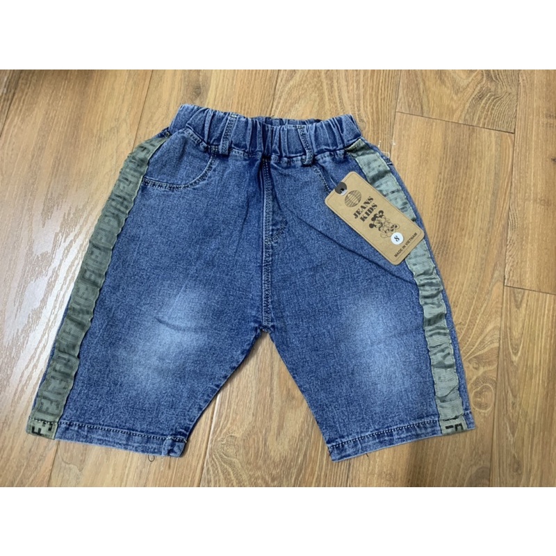 Quần bò Jeans cho bé trai Kidbabyonline K105- quần short bò cho bé trai từ 7-20kg