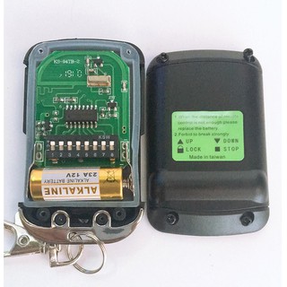 Điều khiển cửa cuốn TEC Mã Gạt chống nước chính hãng mã gạt 433mhz ( có hướng dẫn làm )