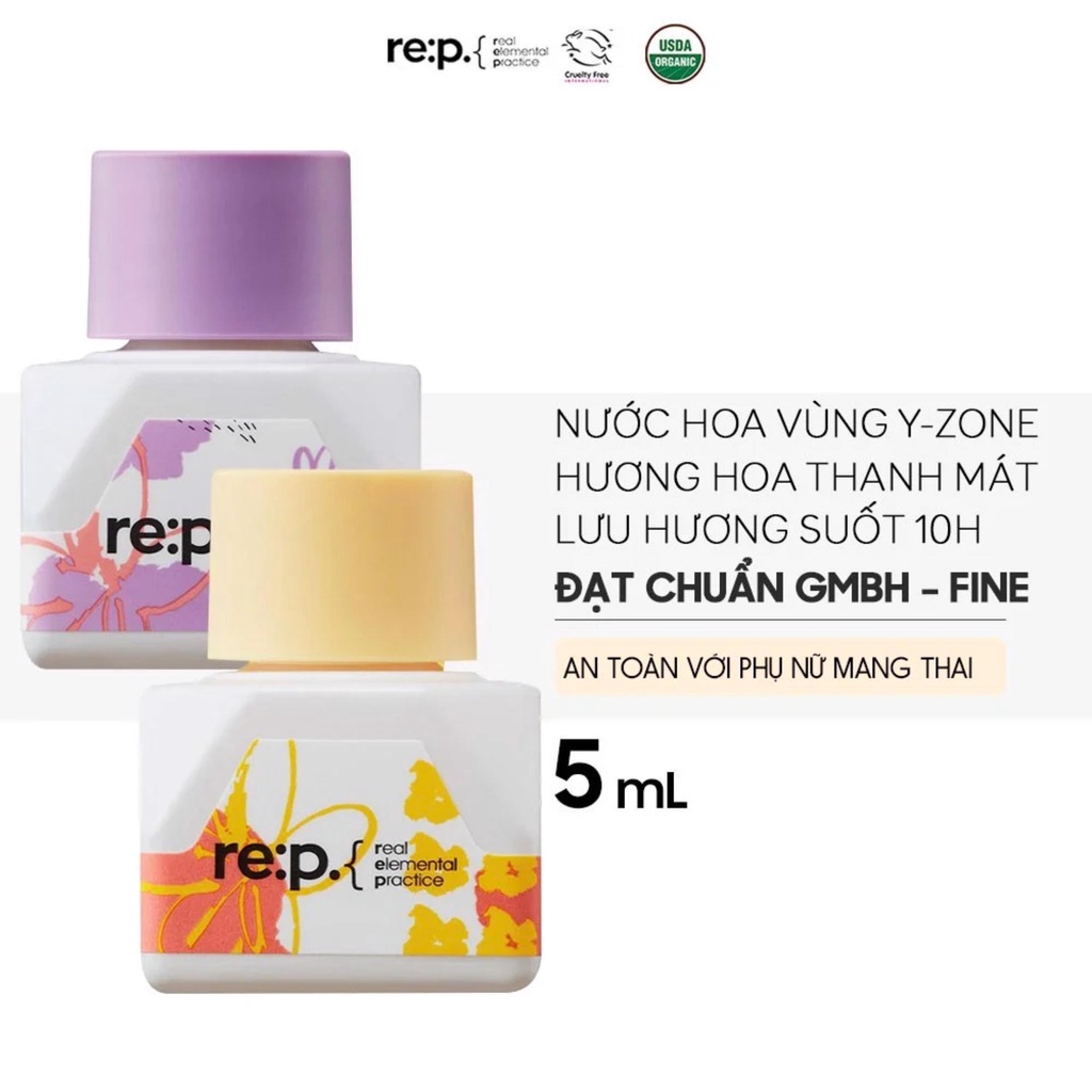 Nước Hoa Vùng Kín Organic RE:P Natural Herb Inner Balance 5ml (Có che tên)