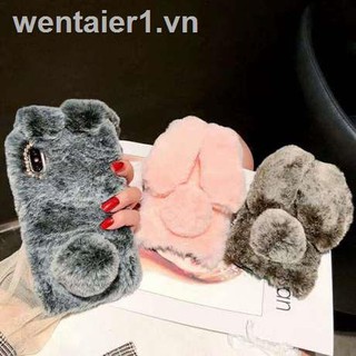 ❏Apply plush rabbit apple eight plus following iphone11promax keep warm winter ladies XS han edition 7 p