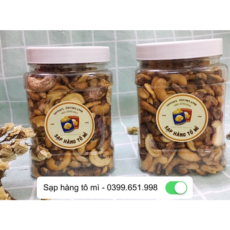 500gr hạt điều vỡ rang muối hàng  ⚡️TRỢ GIÁ⚡️ ngon, thơm, bùi, giòn giòn