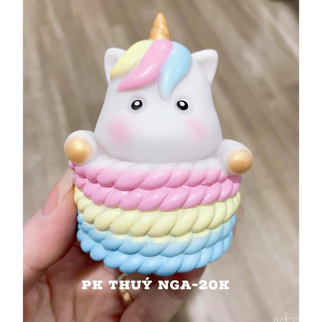 Ngựa 1 sừng nằm,ngồi giỏ