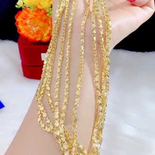 Dây chuyền nữ màu vàng 18 cao cấp