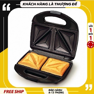 Máy nướng bánh mì sandwich Nikai cao cấp, máy nướng bánh đa năng chống dính