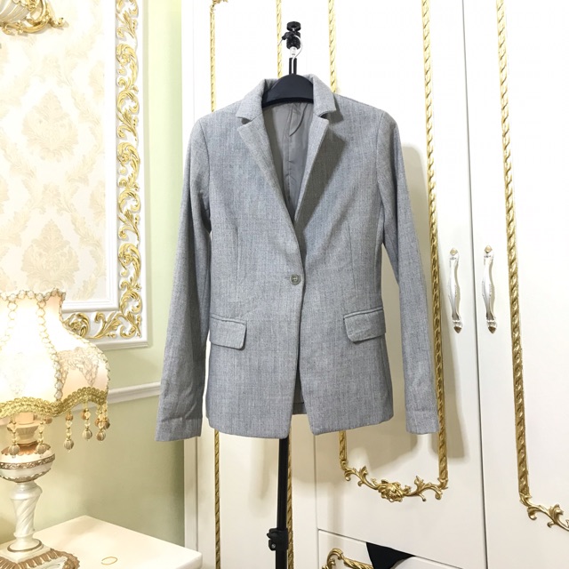 23 áo dạ ép màu xanh xám