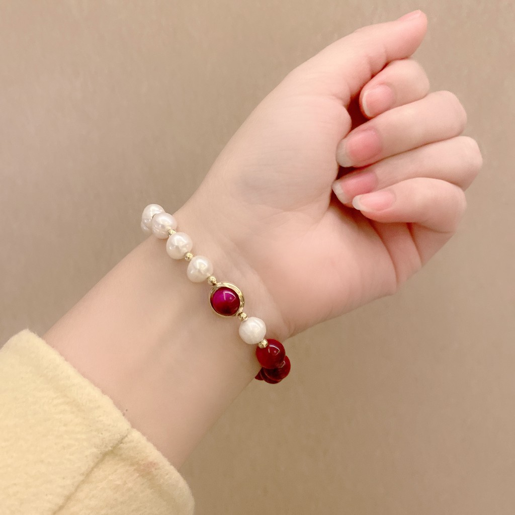 Đá Mắt Mèo Màu Tím Tự Nhiên Charms