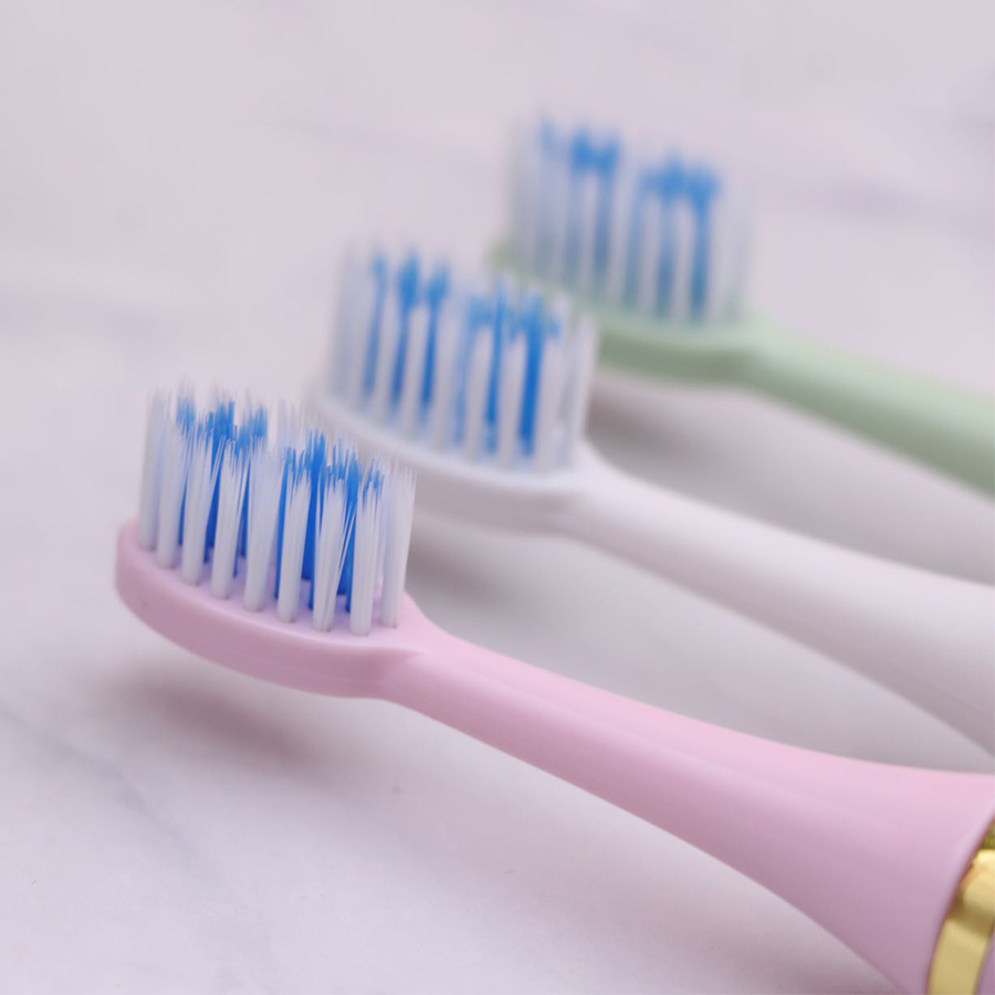 Set 2 đầu bàn chải đánh răng điện SUOLAER sợi chỉ nha khoa chính xác mềm mại