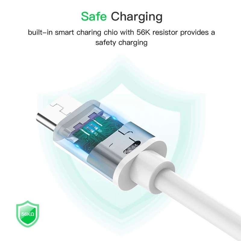 Cáp Sạc Nhanh Micro USB Và Type C Cho OPPO F9 F11 PRO R15
