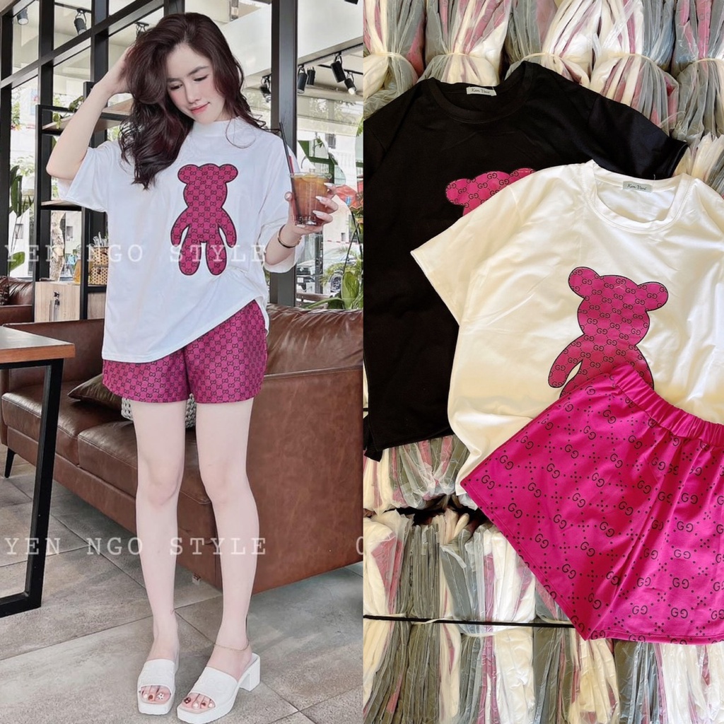 Đồ bộ đùi nữ mặc ở nhà đi chơi dễ thương