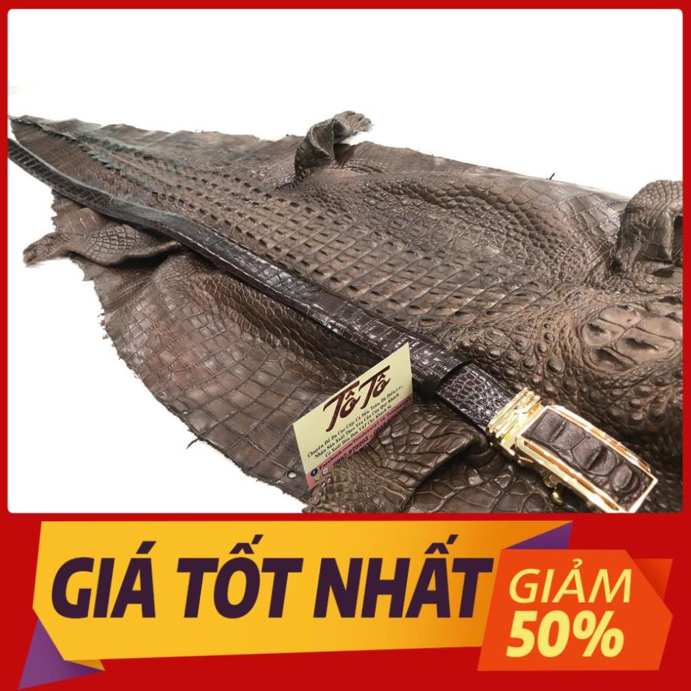 Dây lưng liền bụng da cá sấu - Bán lẻ với giá Sỉ Xịn