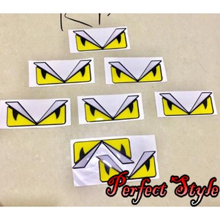 Sticker dán cao cấp chủ đề Fendi  Dùng dán Xe, dán mũ bảo hiểm, dán Laptop, điện thoại ....