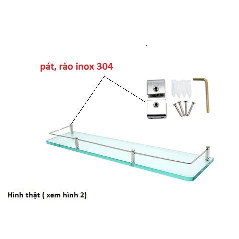 Kệ Kiếng Inox 304 - Kệ Kính Nhà Tắm