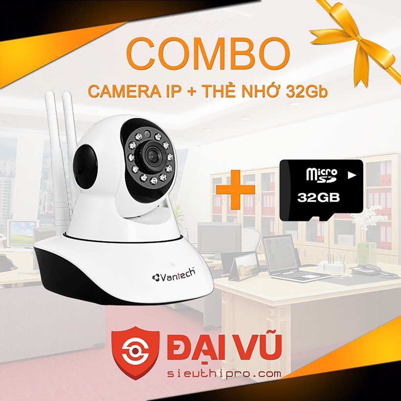 [COMBO] CAMERA WIFI VT 6300C + THẺ 32Gb (Hàng Chính Hãng) | BigBuy360 - bigbuy360.vn