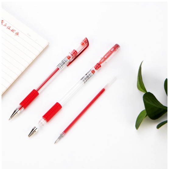 Bút bi mực đen/đỏ/xanh dương ngòi 0.5mm sử dụng tiện lợi