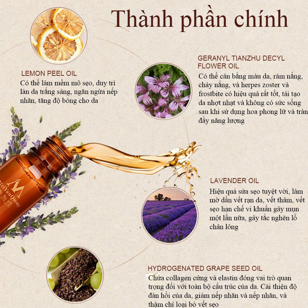 MeiYanQiong TINH CHẤT LAVENDER TÁI TẠO VÀ PHỤC HỒI DA LÀM TRẮNG DA LÀM MỜ SẸO MỤN TRỨNG CÁ | BigBuy360 - bigbuy360.vn