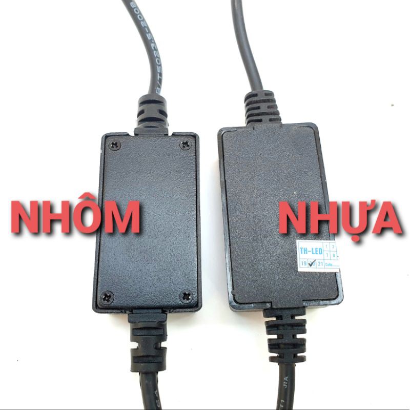 Loại 1-Tụ nhôm | Đèn trợ sáng bi cầu mini 2 chế độ cos vàng, pha trắng