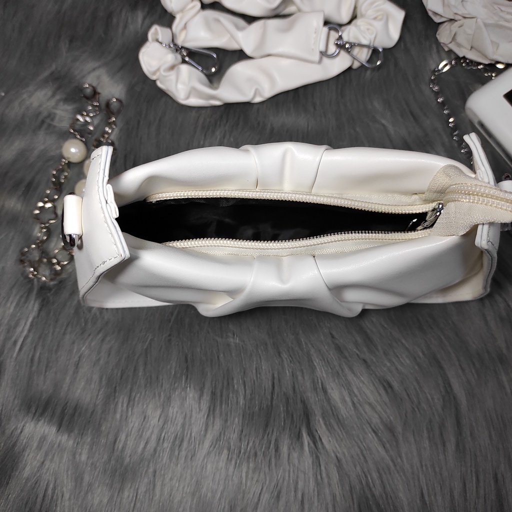 Túi kẹp nách  dây xếp ly - Hàng loại 1 - TB.Store HD196 23x15x6 cm