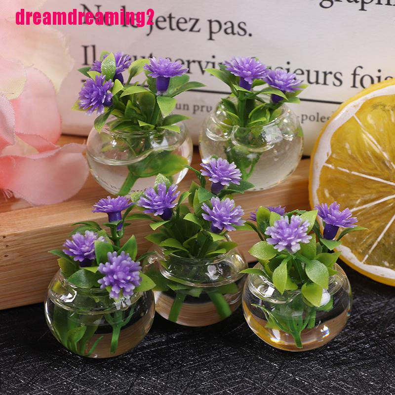 Chậu cây mini trang trí nhà búp bê tỉ lệ 1:1