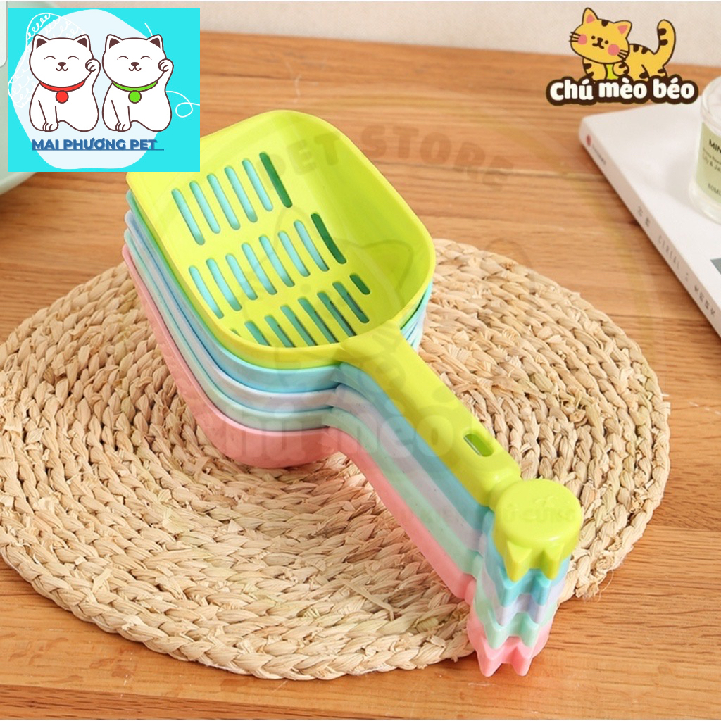 Xẻng xúc cát dọn chất thải tiện dụng dành cho mèo cưng