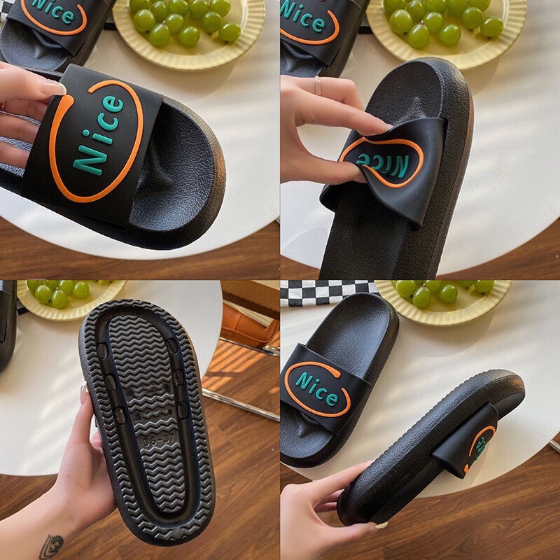 2022 new nice soft-soled mid-thick-soled slippers for feces comfortable home outdoor non-slip bottom couple slippers women