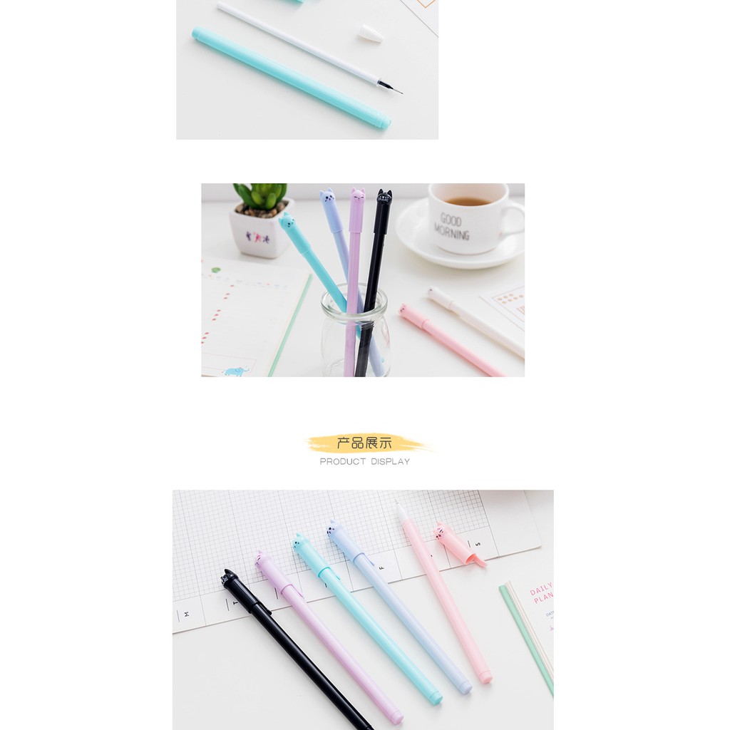 Bút mực gel ngòi bút 0.5cm tạo hình độc đáo dễ thương tiện lợi