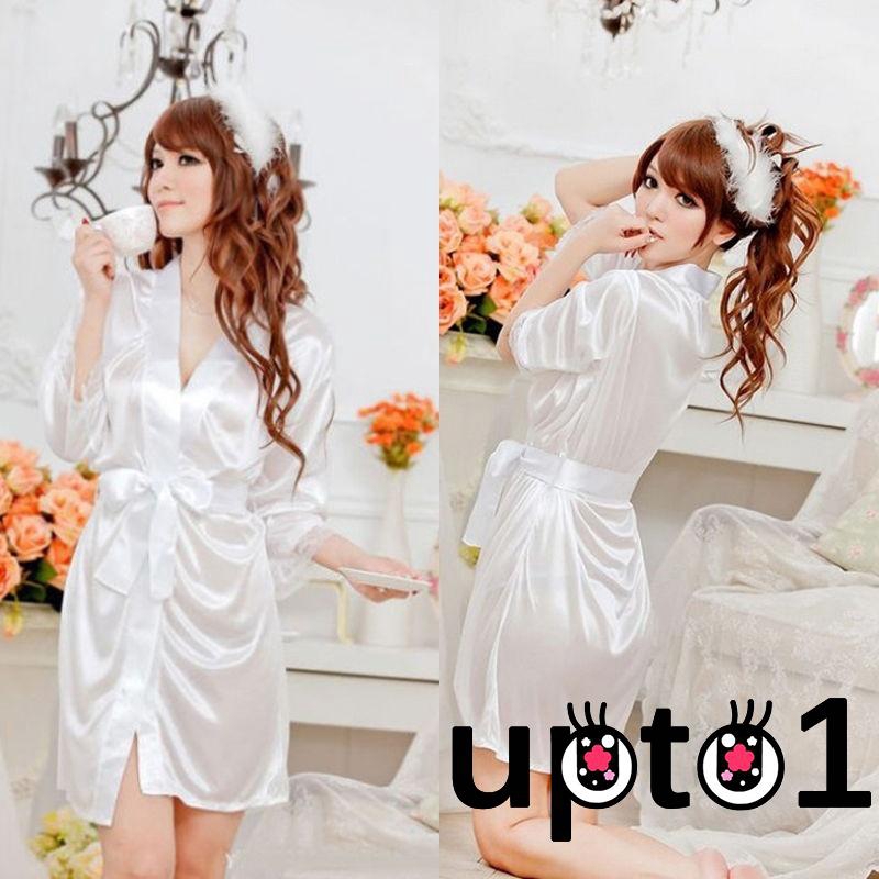 Áo choàng ngủ bằng lụa satin quyến rũ dành cho nữ | BigBuy360 - bigbuy360.vn