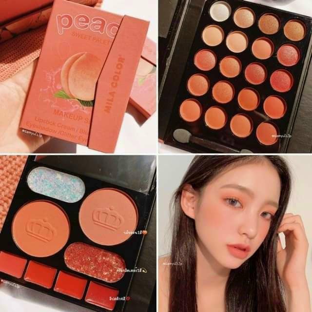 Bộ Trang Điểm Ví Makeup PEACH MILA COLOR Trúc Cosmetics | BigBuy360 - bigbuy360.vn