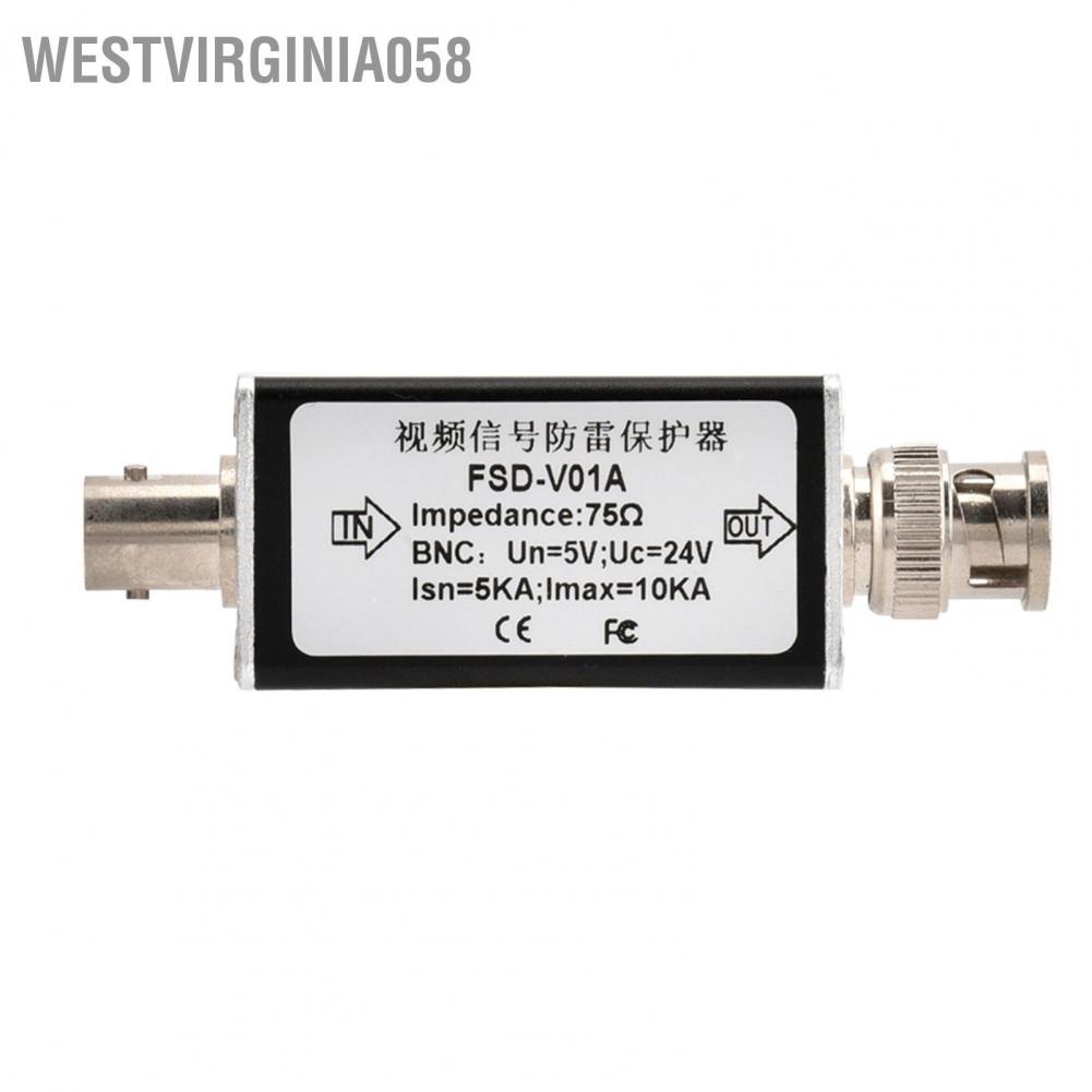 Westvirginia058 CCTV Video BNC Surge Protector Analog Camera Thunder Lightning Arrester Protection Device 24V