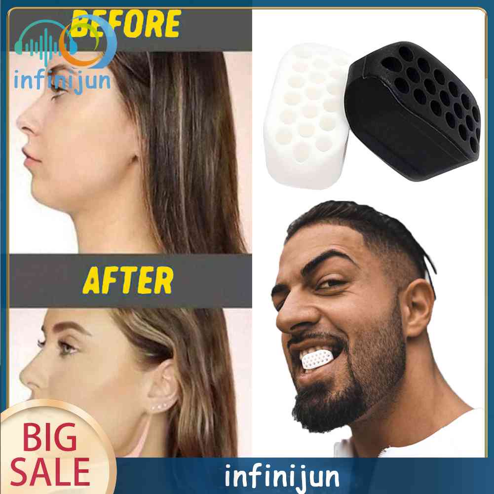 Dụng Cụ Luyện Tập Cơ Mặt Thon Gọn Bằng Silicone INFINIJUN