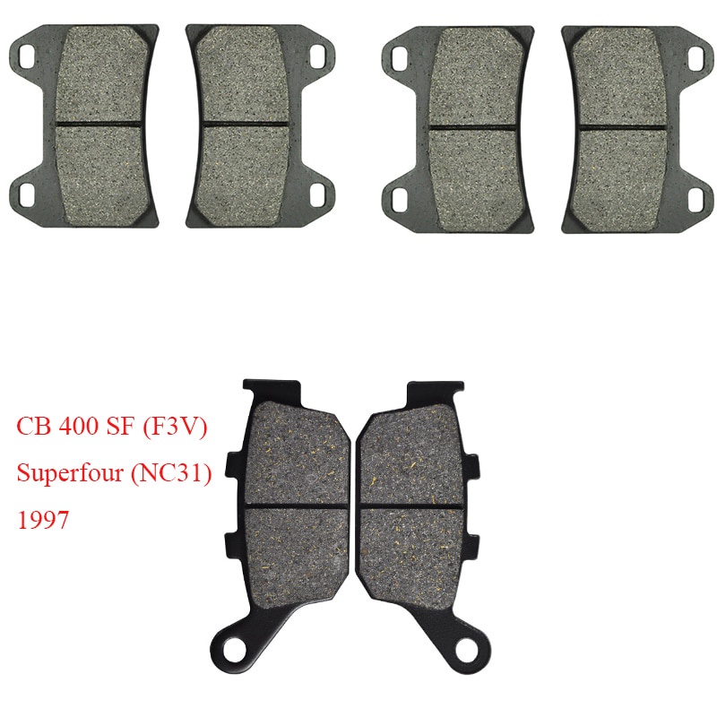 Má Phanh Xe Máy Trước & Sau Cho Xe Honda CB400 CB 400 SF F3V Superfour NC31 1997 97 Super Four