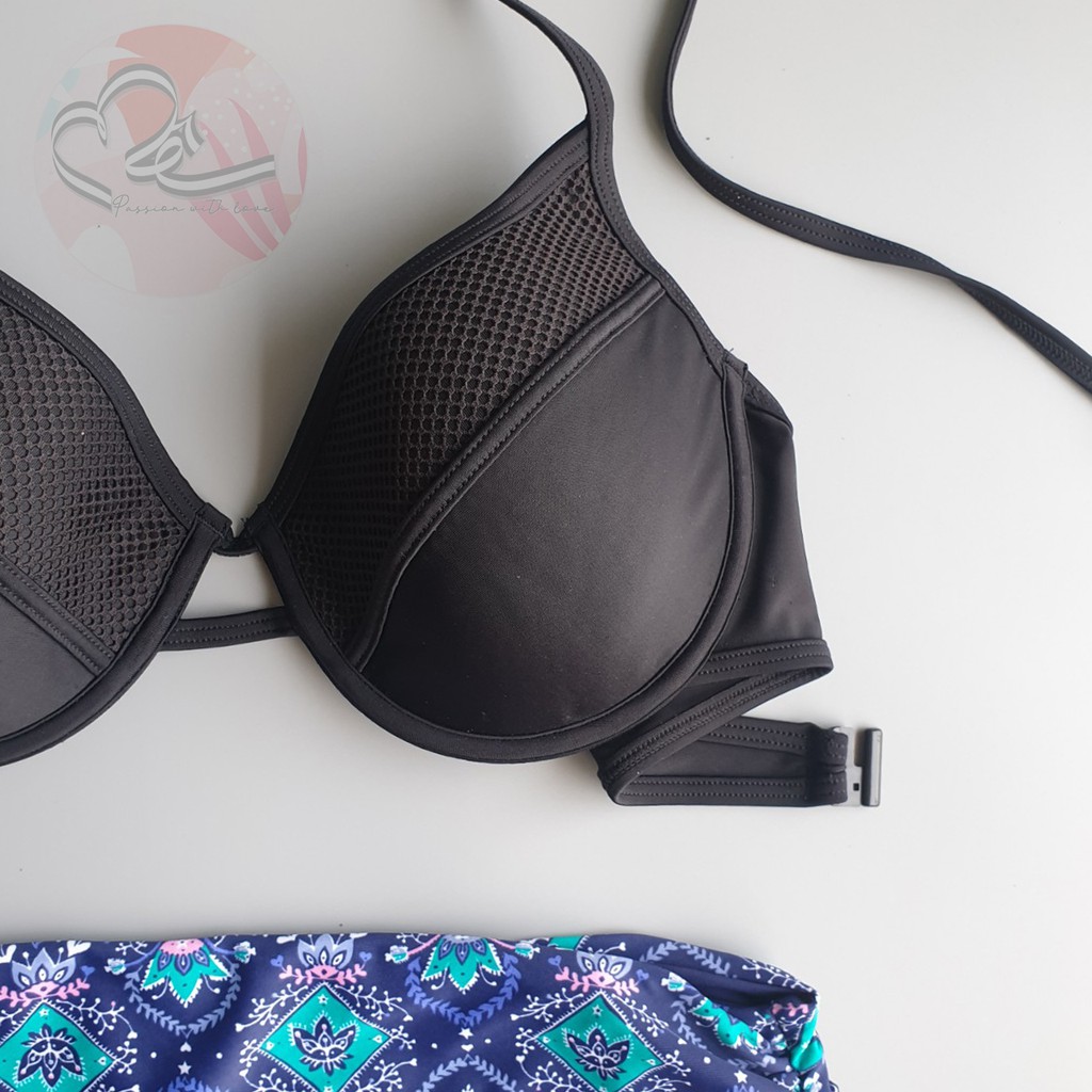 Bộ bơi hai mảnh hàng mẫu thiết kế dành cho nàng ngoại cỡ GP xuất khẩu Ý