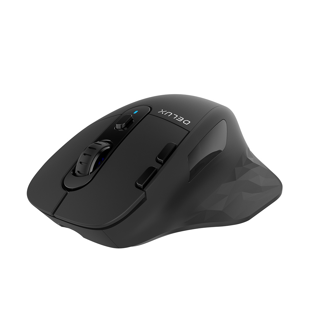 Chuột Chơi Game Không Dây Delux M912DB Màn Hình LED 2.4G