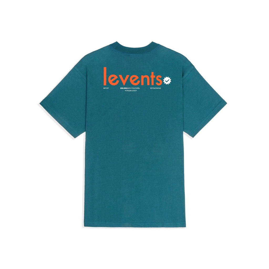 Áo Thun Levents Popular Logo Tee/ Dark Teal