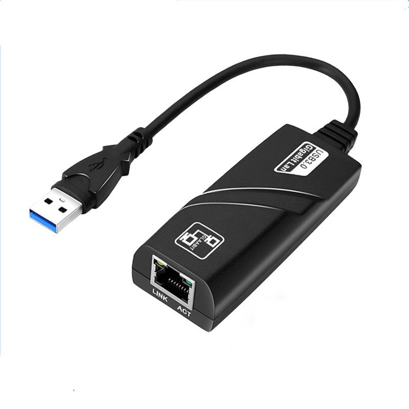 Cáp ChuyểN ĐổI Usb 3.0 / 2.0 Sang RJ45 Gigabit RJ45, Hỗ Trợ Thẻ MạNg LAN, Laptop 100 / 1000M