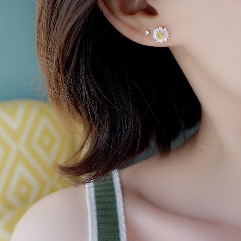 Trang Sức Vòng Đeo Tay/Nhẫn/Vòng Tay Mặt Hoa Cúc Nhỏ Đơn Giản Thời Trang Hàn Quốc Cho Nữ