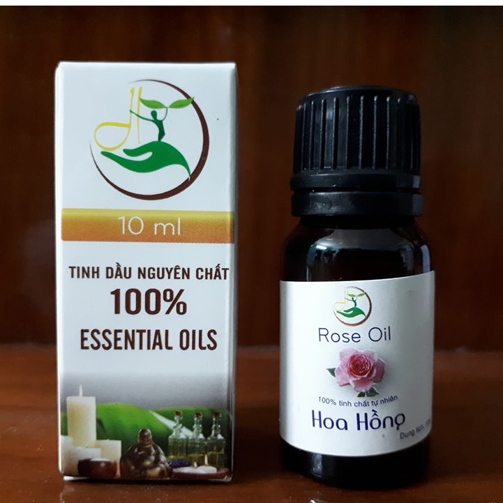 Tinh dầu hoa hồng nguyên chất 100% thiên nhiên (10ml-50ml)/ Tinh dầu viện Hàn Lâm