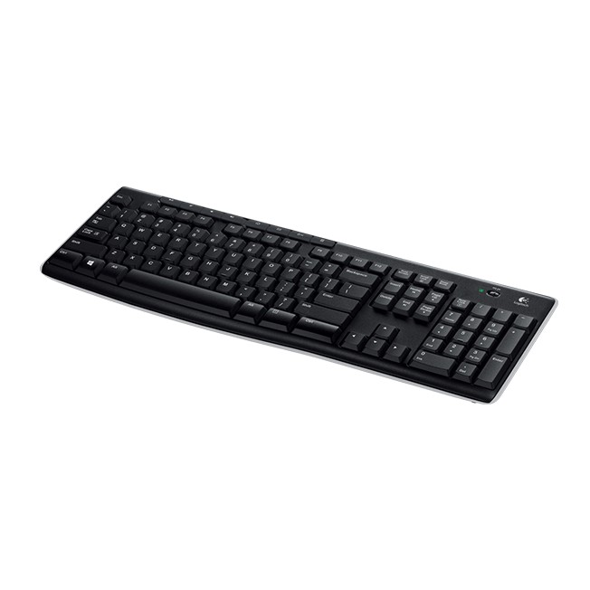 Bàn phím Logitech-Phím không dây Logitech K270 wireless màu đen DGW phân phối