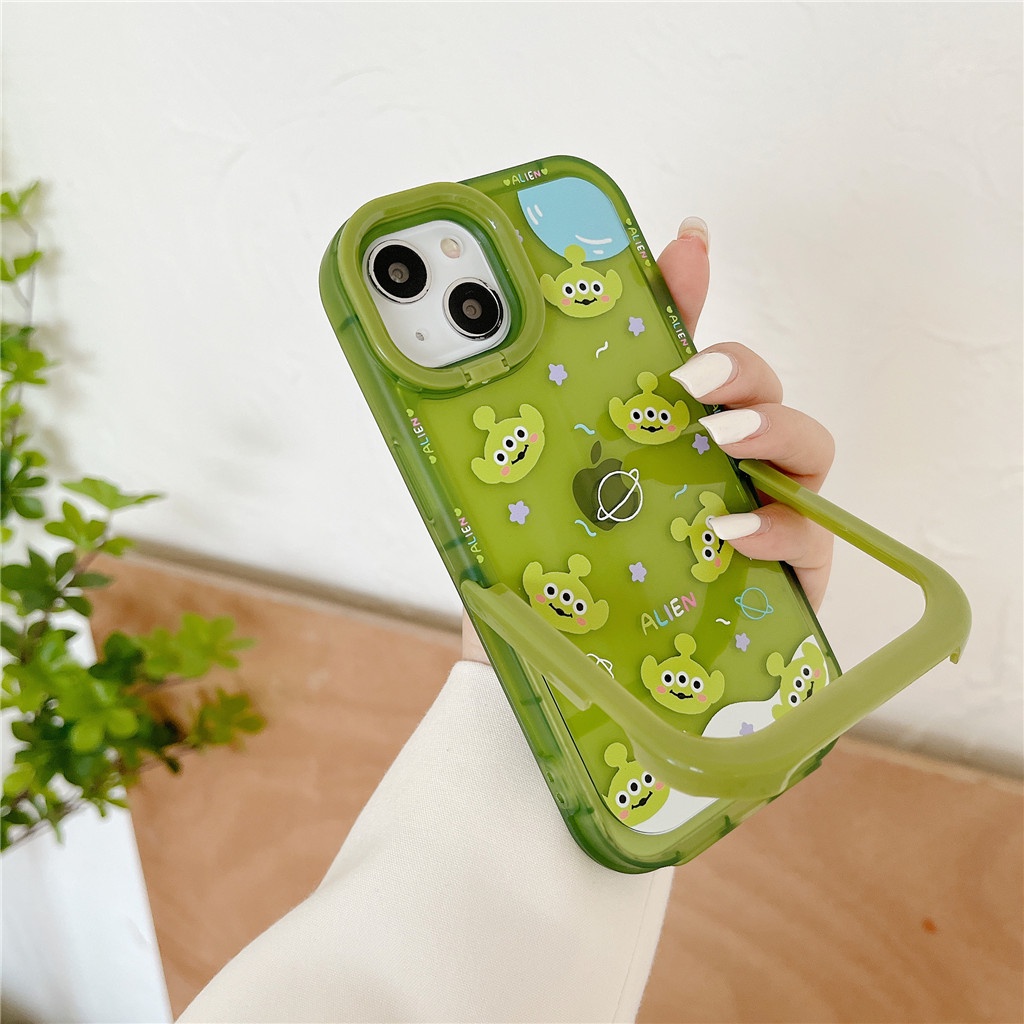 Ốp Điện Thoại TPU Mềm Hai Màu Có Giá Đỡ Cho iphone 13 Pro Max 12 Pro Max