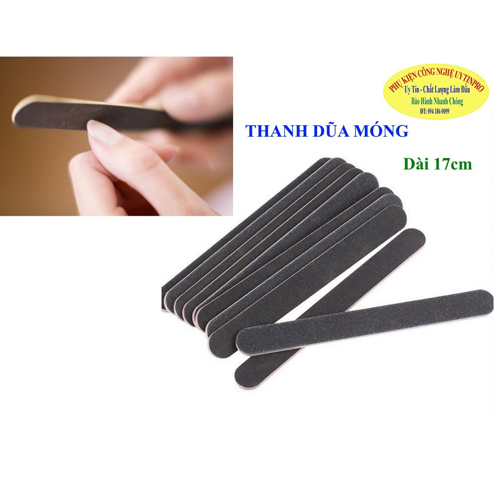 THANH DŨA MÓNG TAY MÓNG CHÂN Loại 2 mặt Dài 17cm Siêu bền Chất lượng