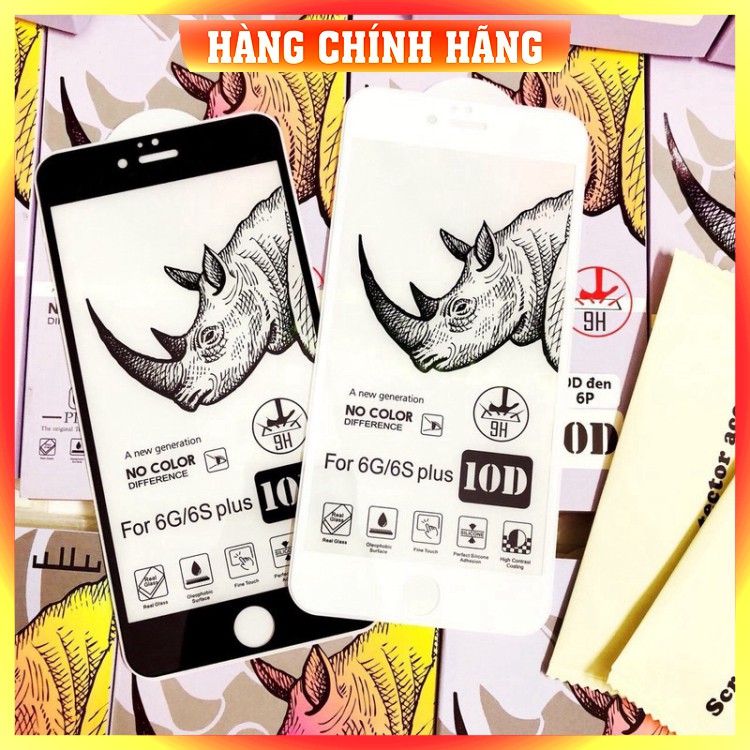 [GIÁ HỦY DIỆT] Kính cường lực 10D Tê Giác Full màn✓ Kính Iphone