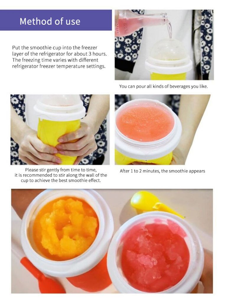 Quick Easy Homemade Smoothie Magical Cup Pinch Smoothie Cup Smoothie Maker cold Bottle 【zeer】