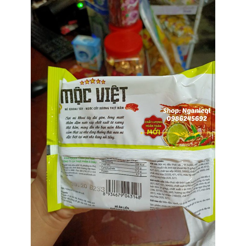(10 Gói) Mì Mộc Việt gói 75g
