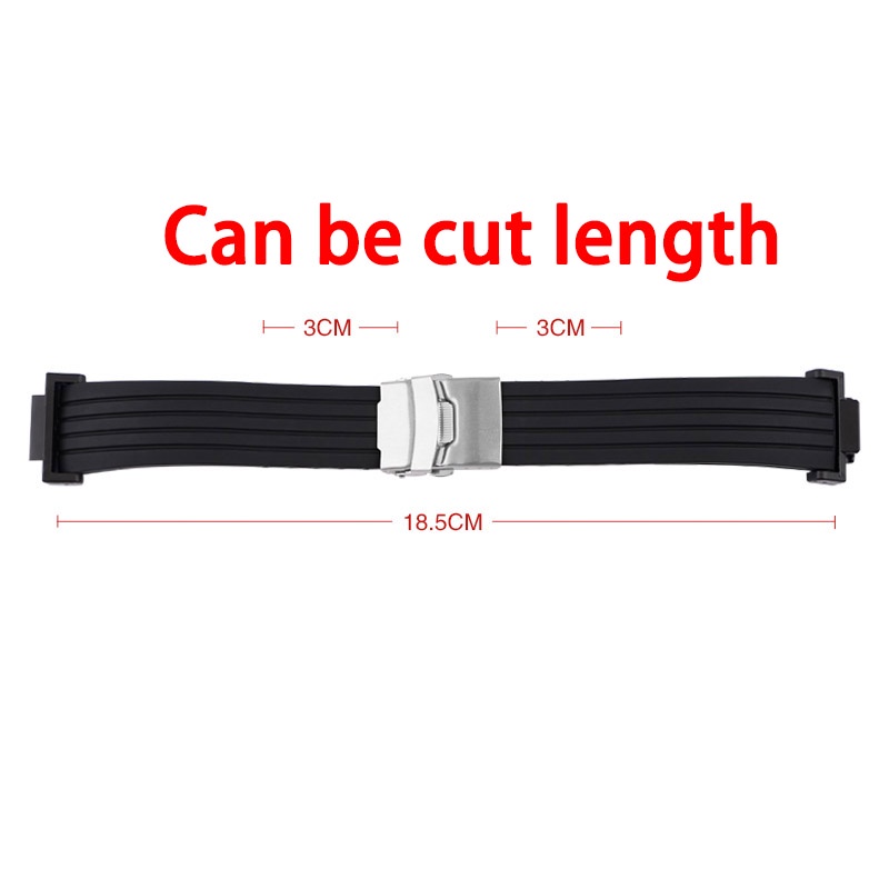 Dây Đeo Đồng Hồ Bằng Silicone Cho Casio GA-110 GD-100 DW-5600 6900 GW-M5610 GA2100 GLS-8900 MCW-100 GMA-S110 16mm